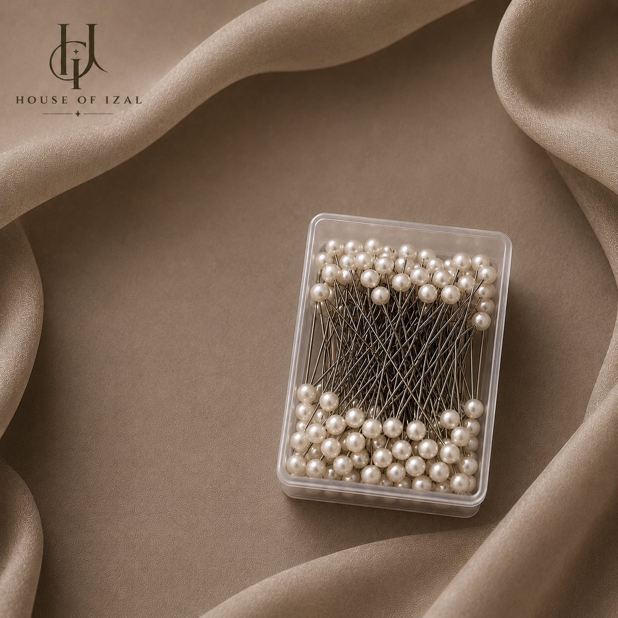 White Hijab Pins