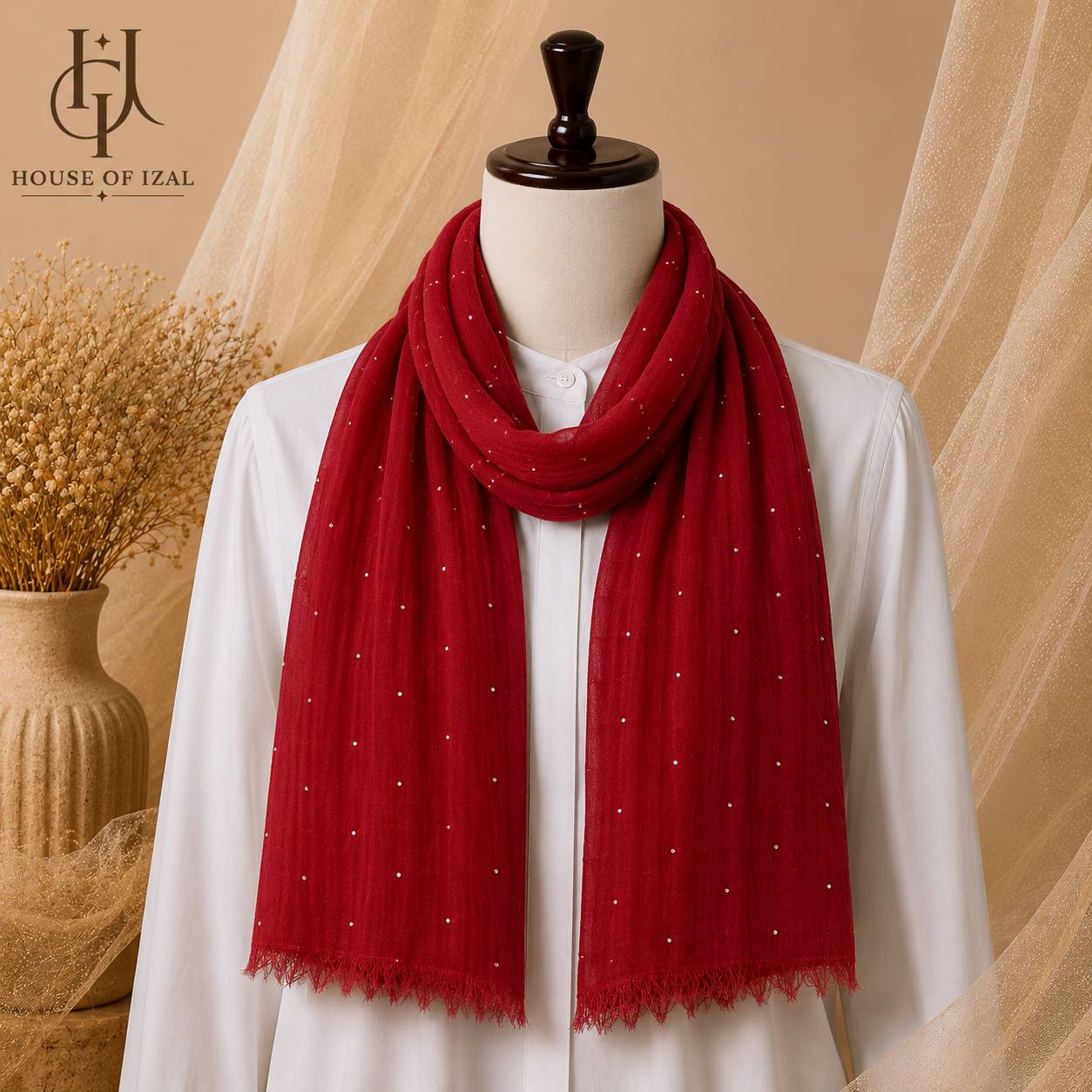 Red Rhinestone Lawn