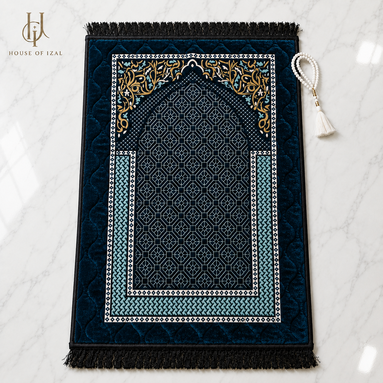 Blue Jaa-e-Namaz (Prayer Mat)
