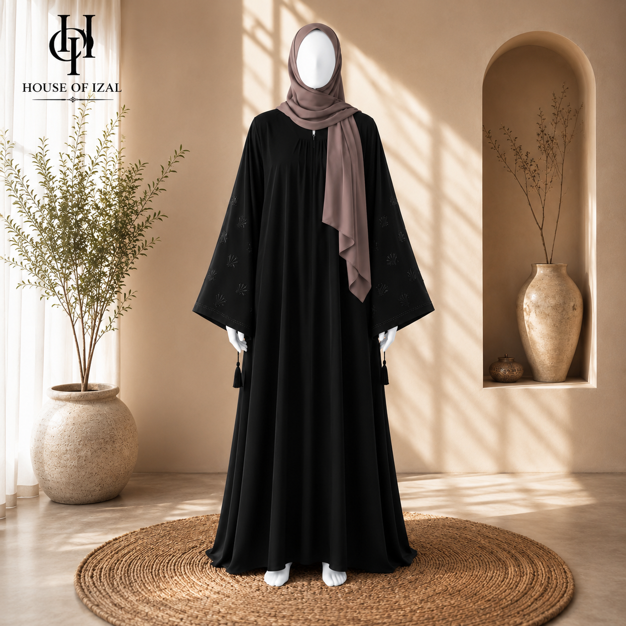Onyx Black Abaya
