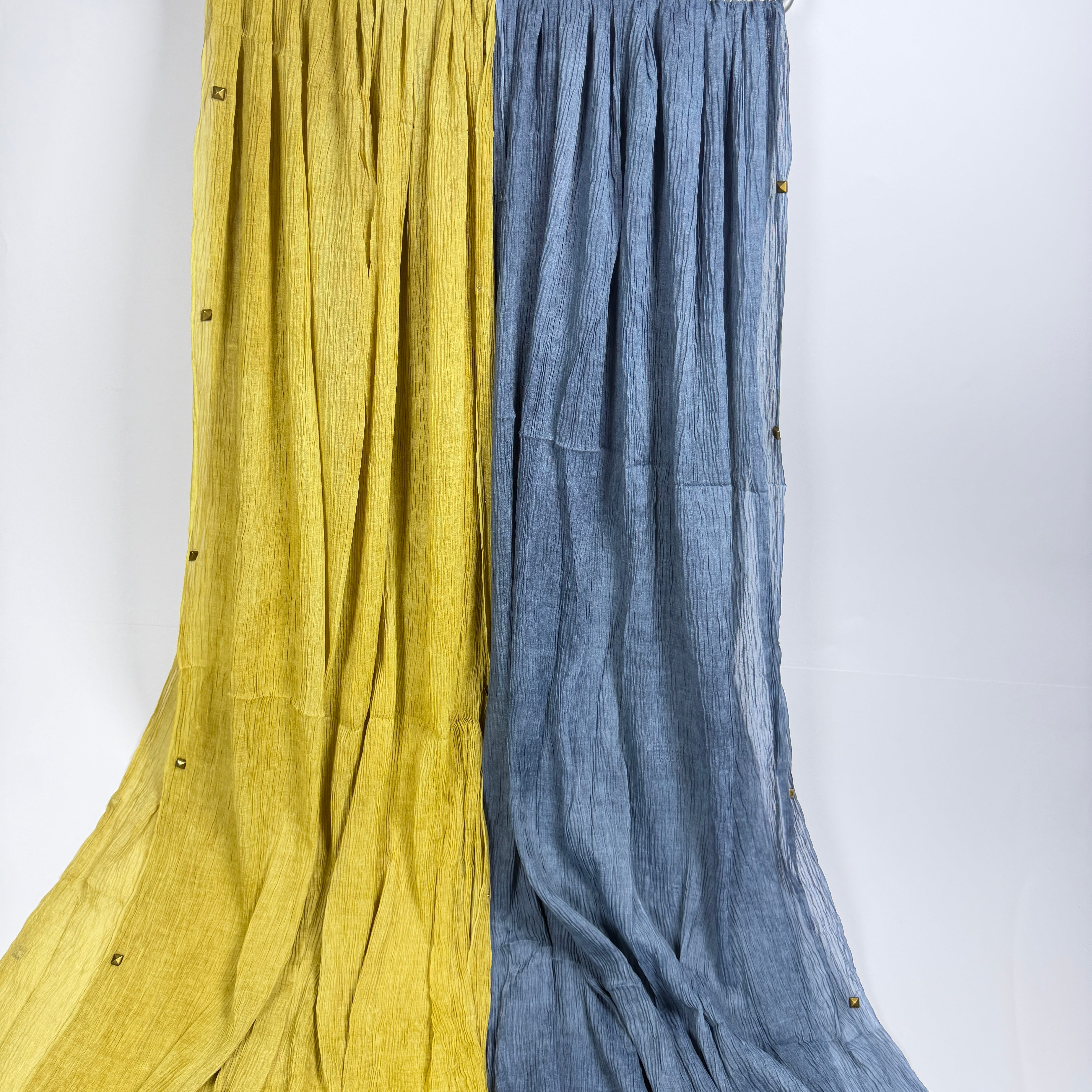 Buttoned Crinkle Scarves