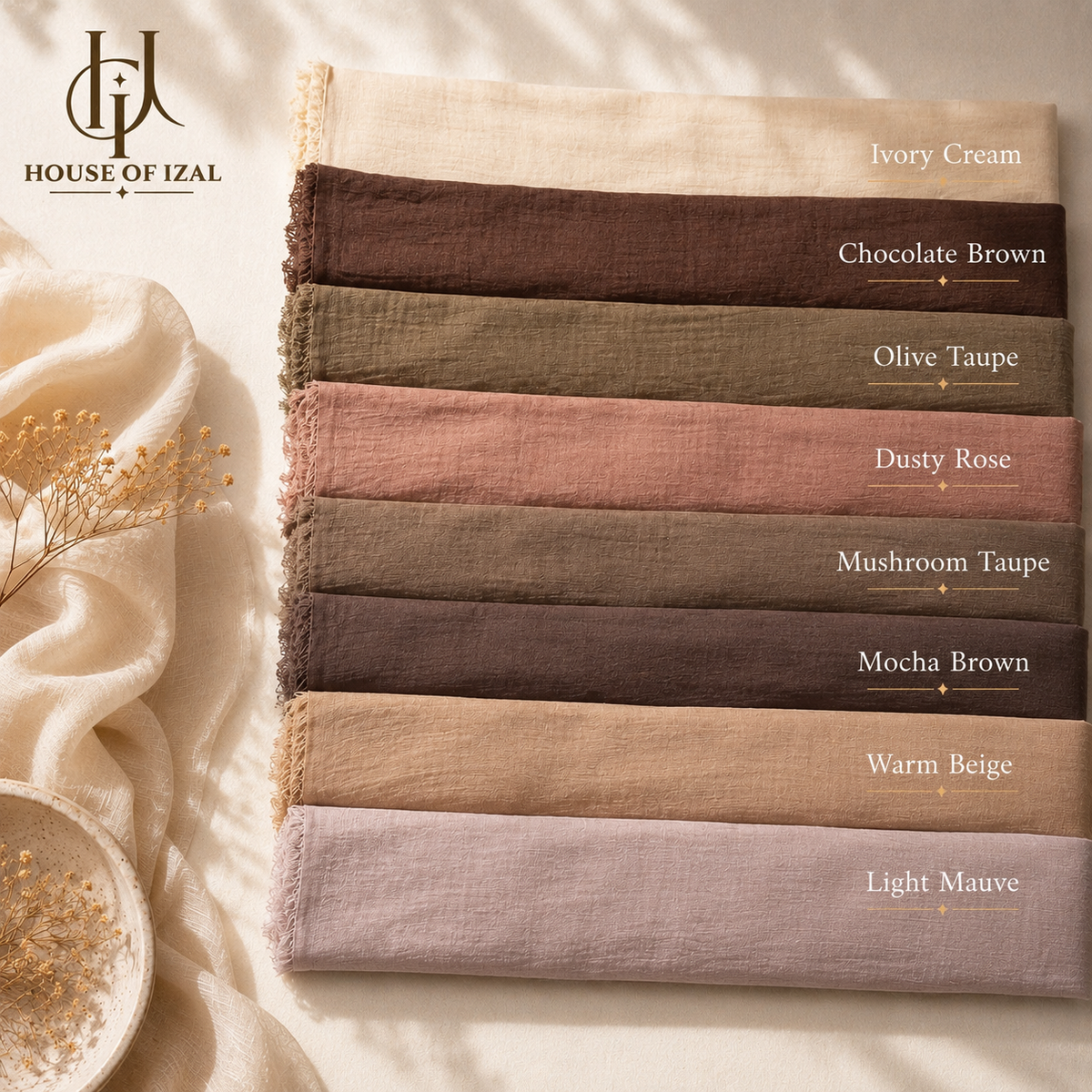 Pure Lawn (Brown Shades)