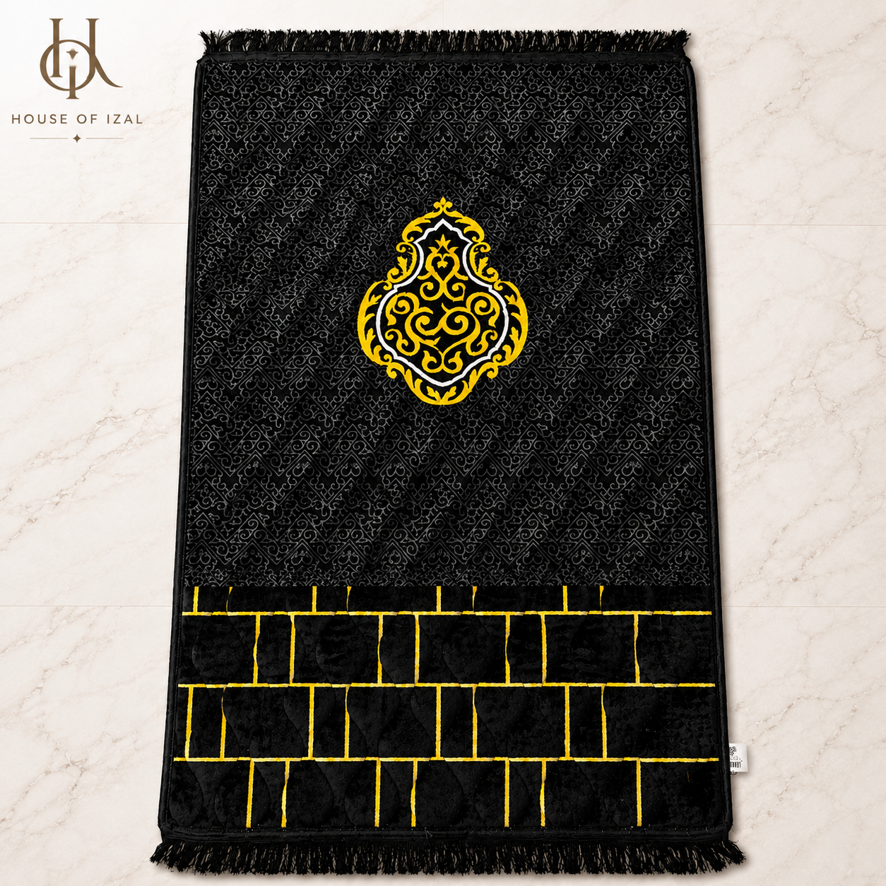 Black Jaa-e-Namaz (Prayer Mat)
