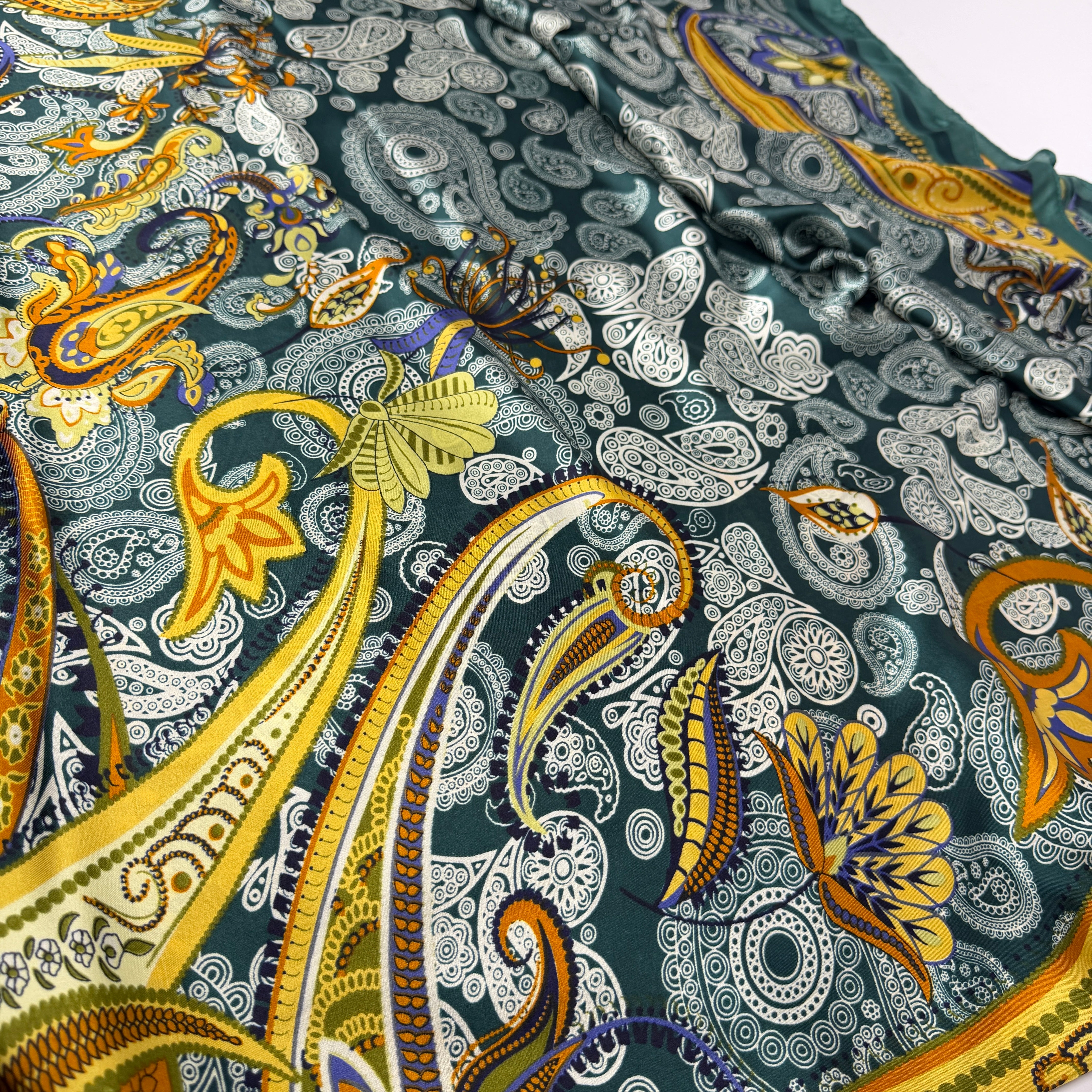 Persian Emarald Silk Scarf
