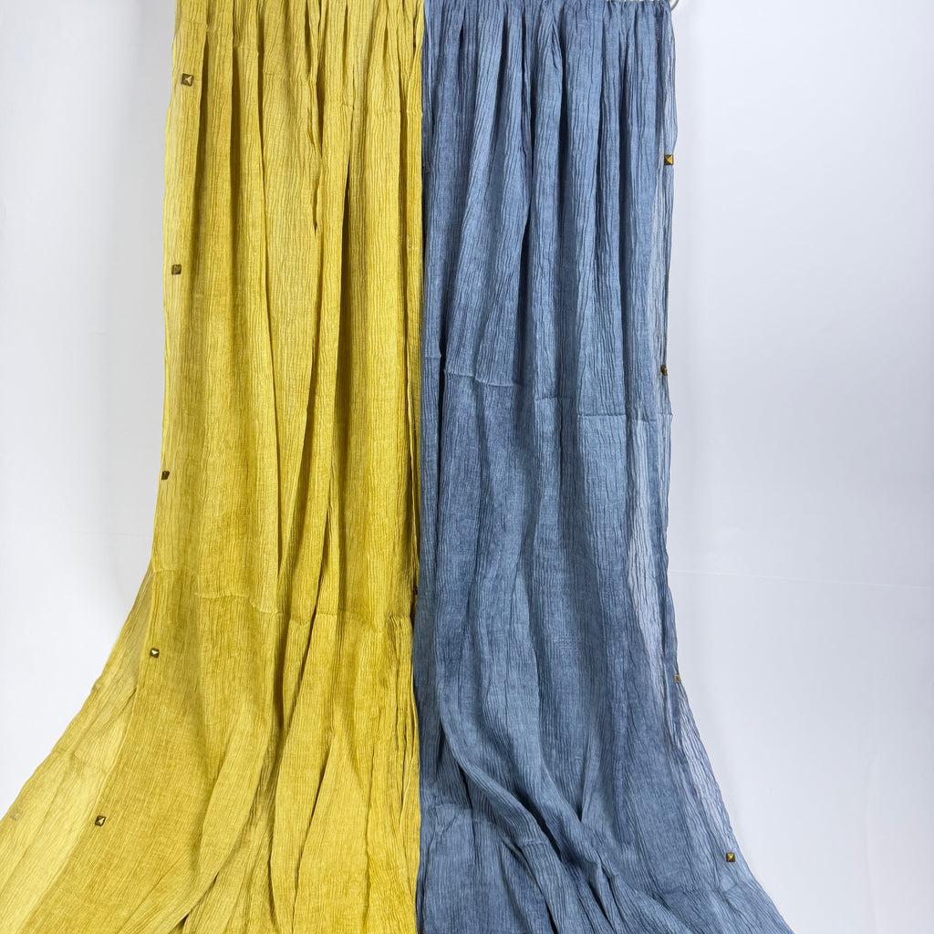 Buttoned Crinkle Scarves