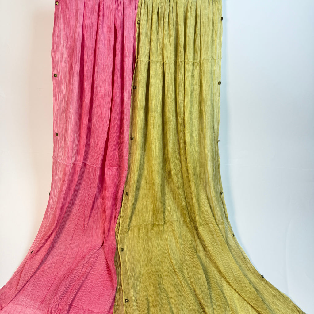 Buttoned Crinkle Scarves