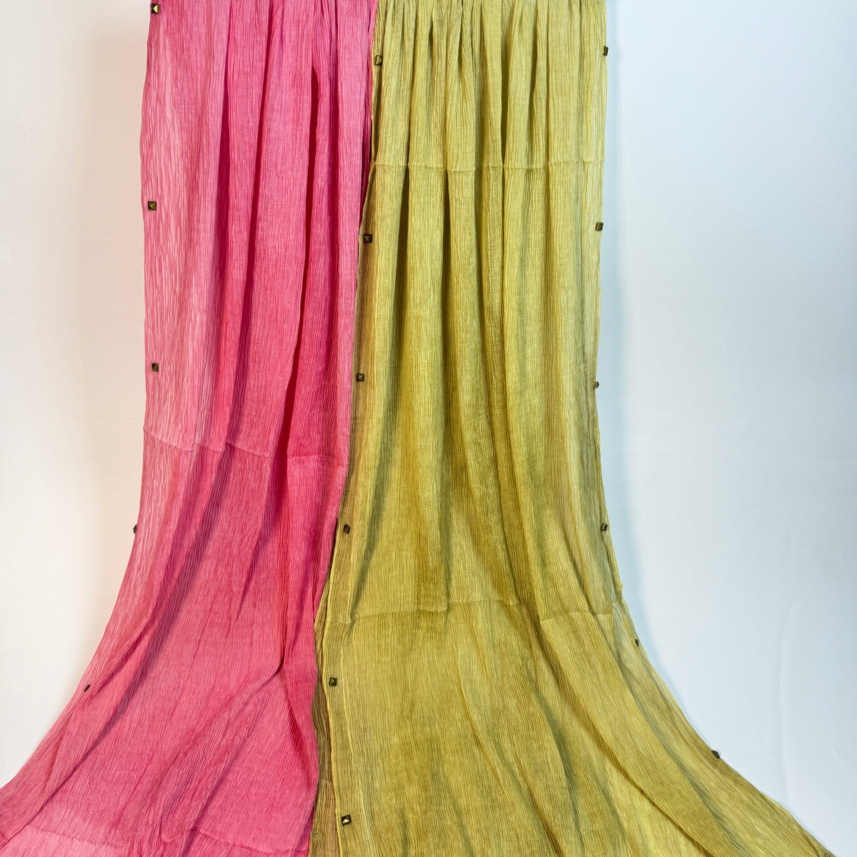 Buttoned Crinkle Scarves