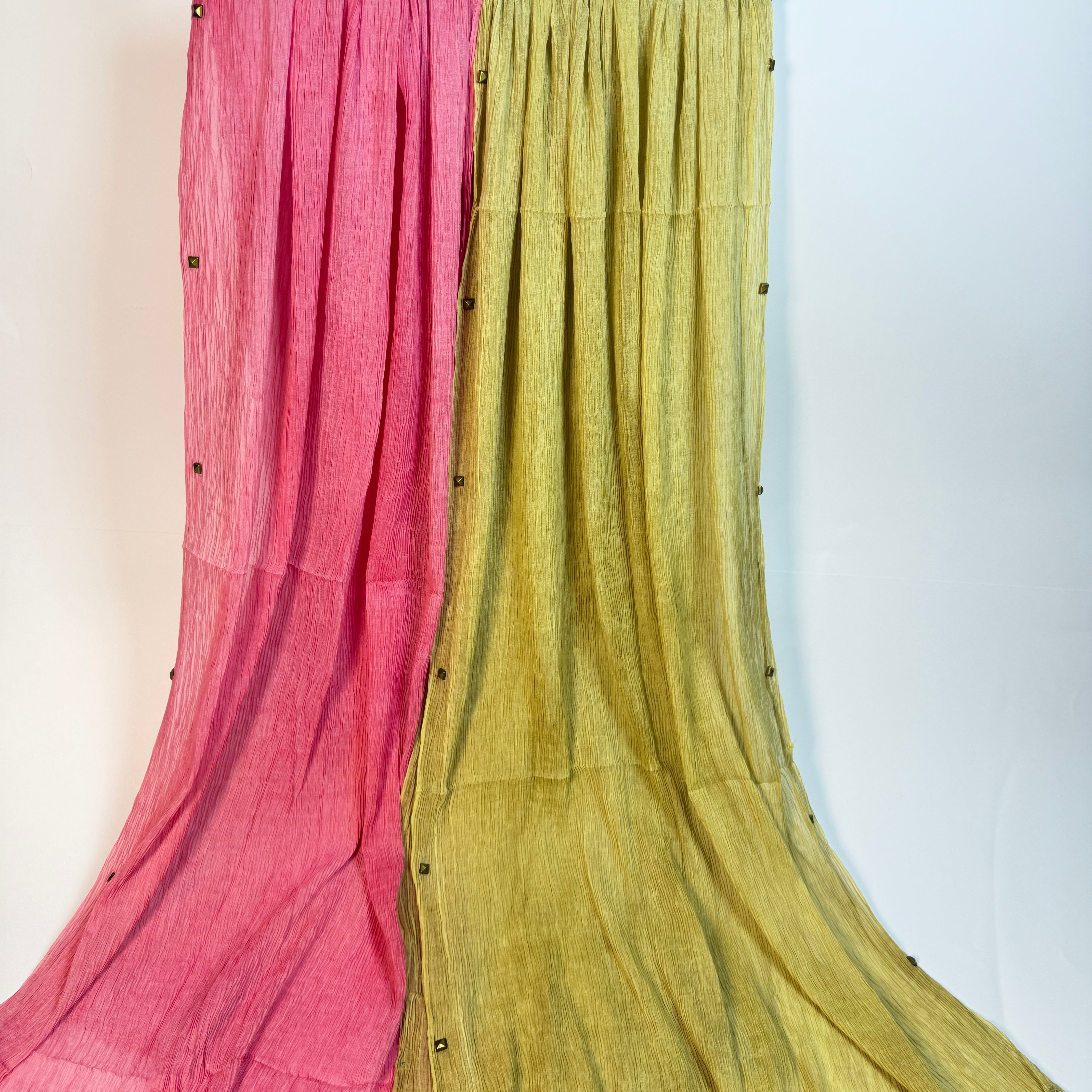 Buttoned Crinkle Scarves