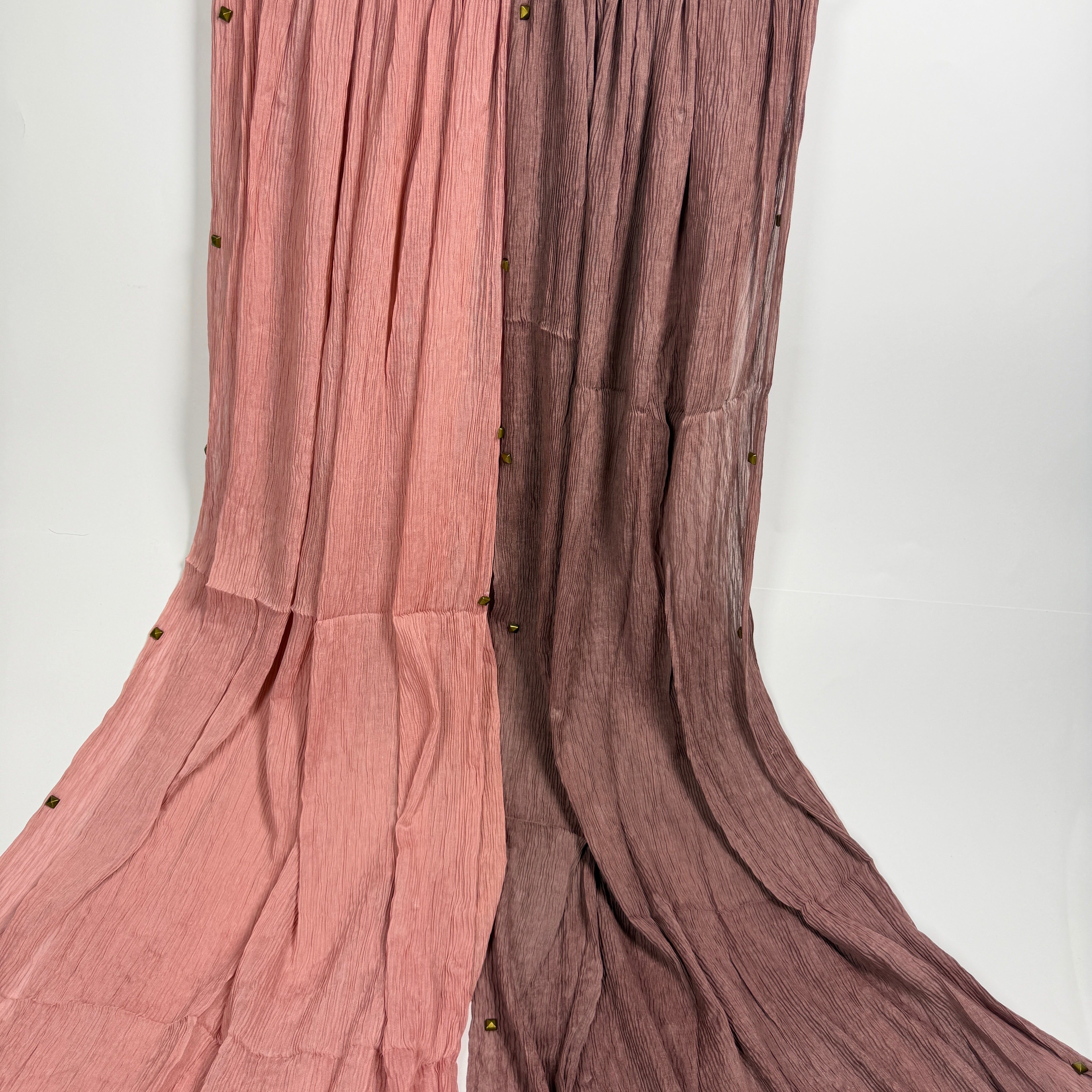 Buttoned Crinkle Scarves